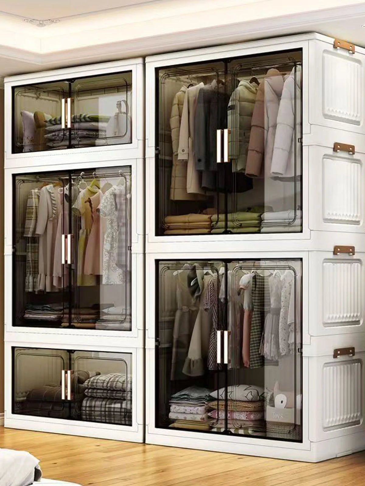 Multi-Functional Folding Storage Cabinet Doors Office Bathroom