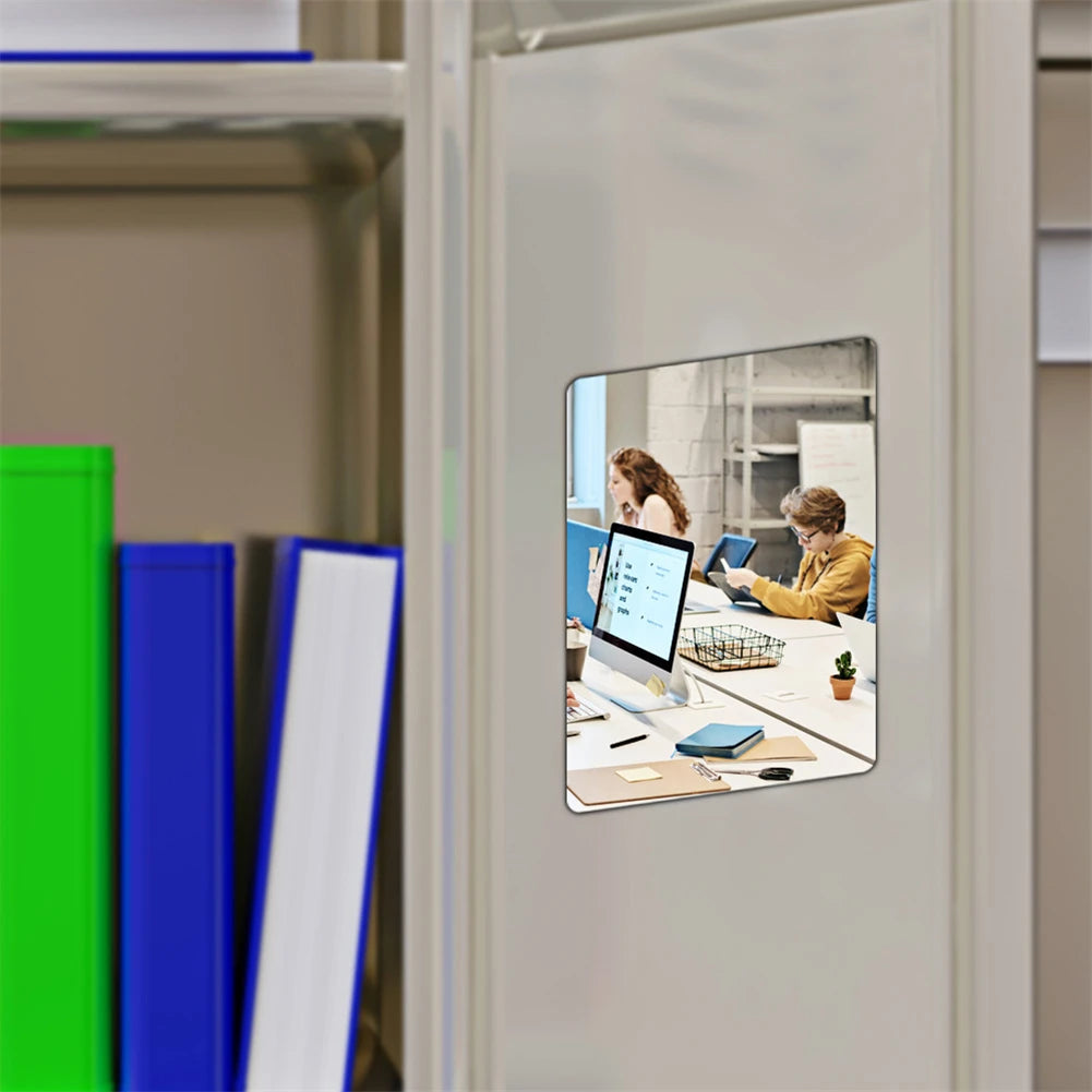 5x7in Rectangle Magnetic Locker Mirror Magnetic Mirror School