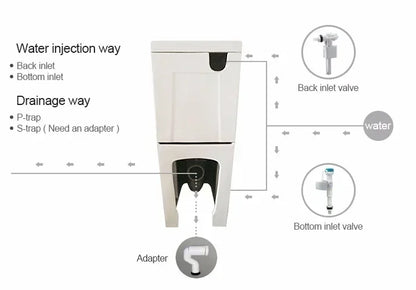 China 2in1 Sink Combined Washbasin Bathroom Toilet Space