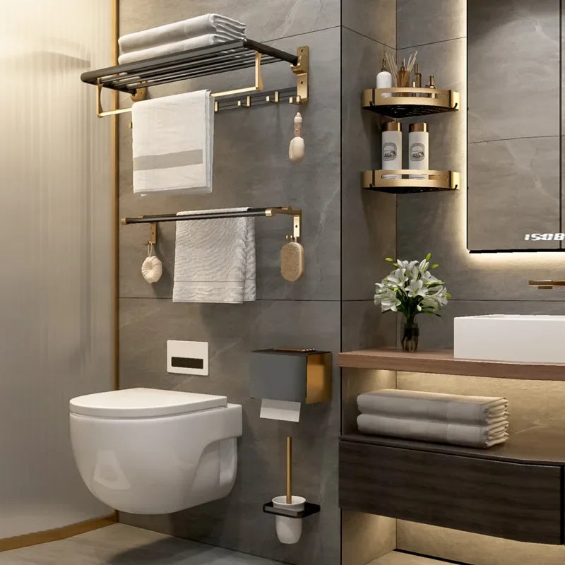 Bathroom Holder Toilet Paper Holder Towel Rack Toilet