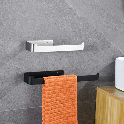 Robe Hook Golden Finish Towel Holder Black Finish