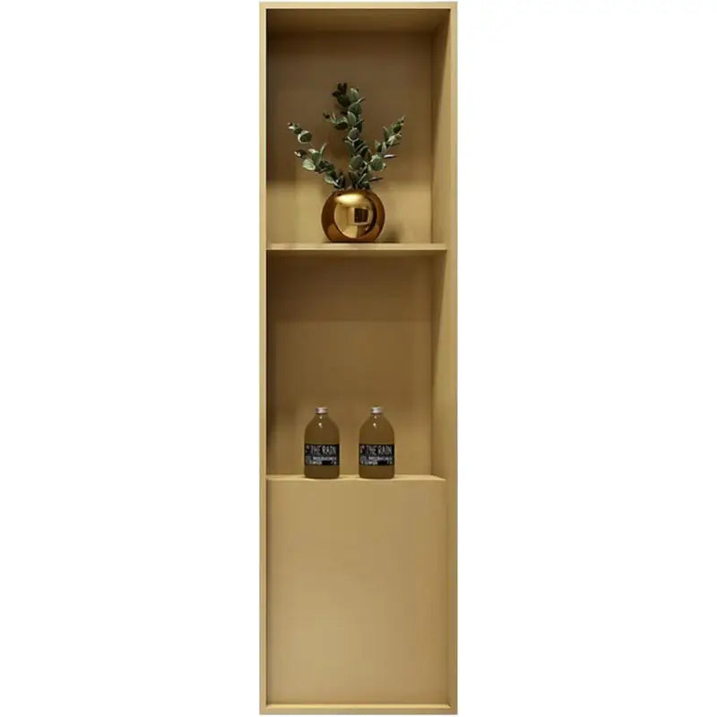 Stainless Steel Recessed Wall Niche Black Gold Bathroom