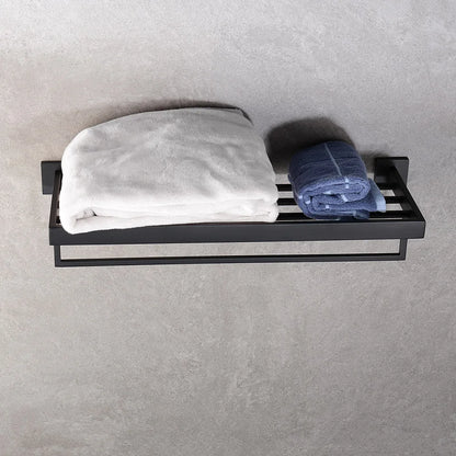Matte Black Bathroom Hardware 304 Stainless Steel Towel
