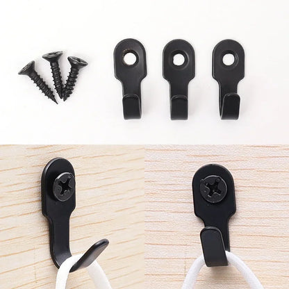 Mini Stainless Steel Hook Screw Items Key Rack