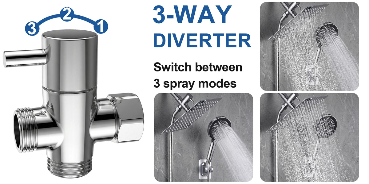 Shower Head Rain Shower Head Handheld Spray Combo