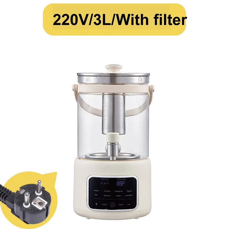 110v/220v Electric Kettle Smart Tea Brewer Commercial Faucet