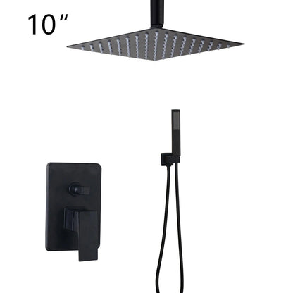 Kemaidi Bathroom 2-3 Way Shower Faucet Black 3-Functions