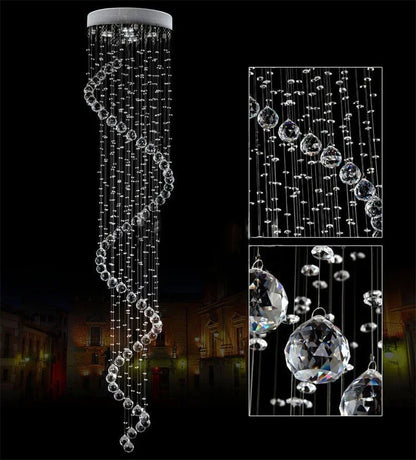 Modern Led Ceiling Chandeliers Light Fixture Staircase Luxury