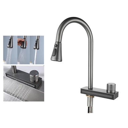 Popular Waterfall Faucet 304 Stainless Steel Cold Rainfall