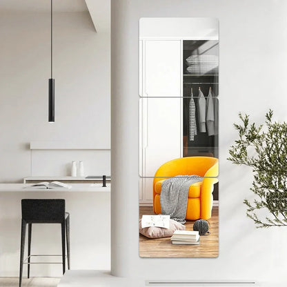 2mm Acrylic Mirror Wall Stickers Unbreakable Acrylic Full