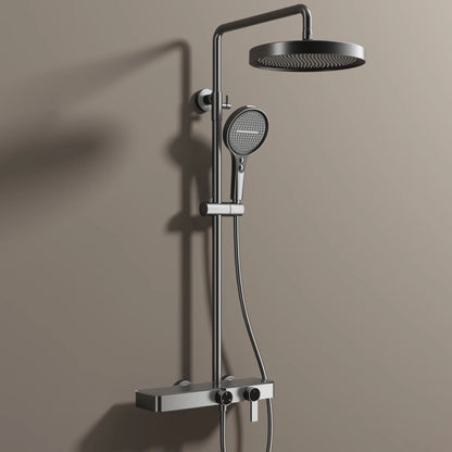 Pink Waterfall Piano Bathroom Shower 12 Inch Rainfall