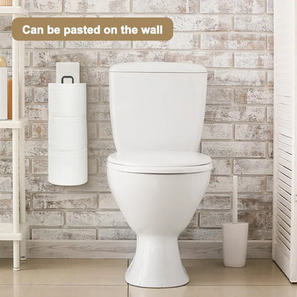 Bathroom Toilet Paper Holder Storage Extra Rolls Over