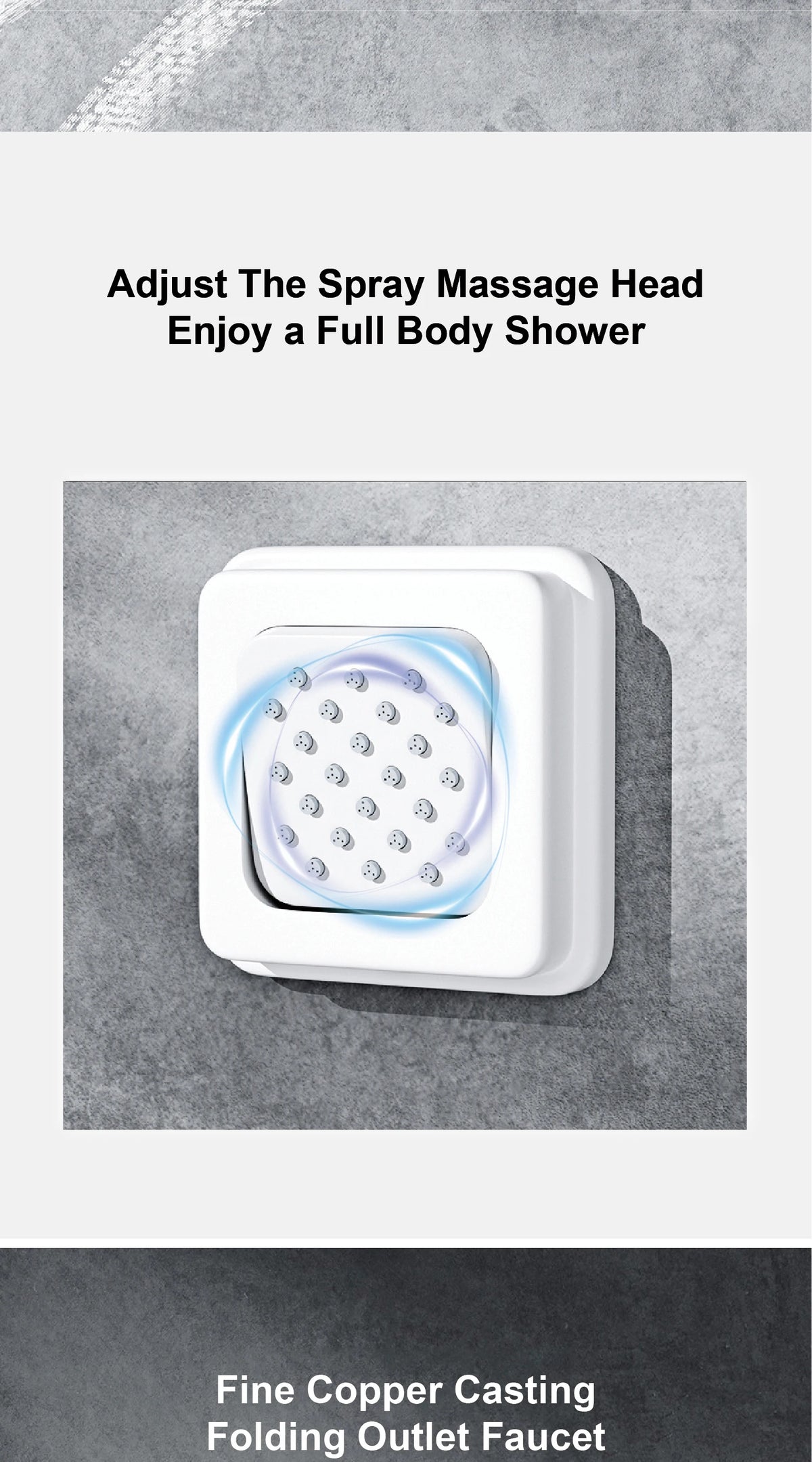 Gun Gray Brass Ceiling Constant Temperature Shower System