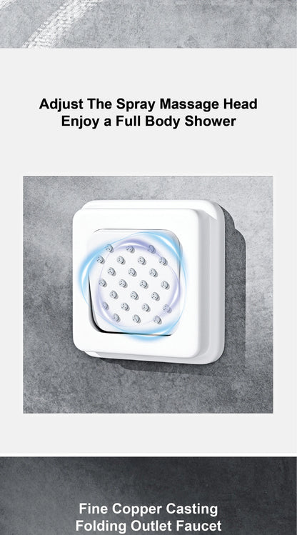 Gun Gray Brass Ceiling Constant Temperature Shower System