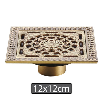 Brass Shower Drain Bathroom Floor Drain Washing Machine