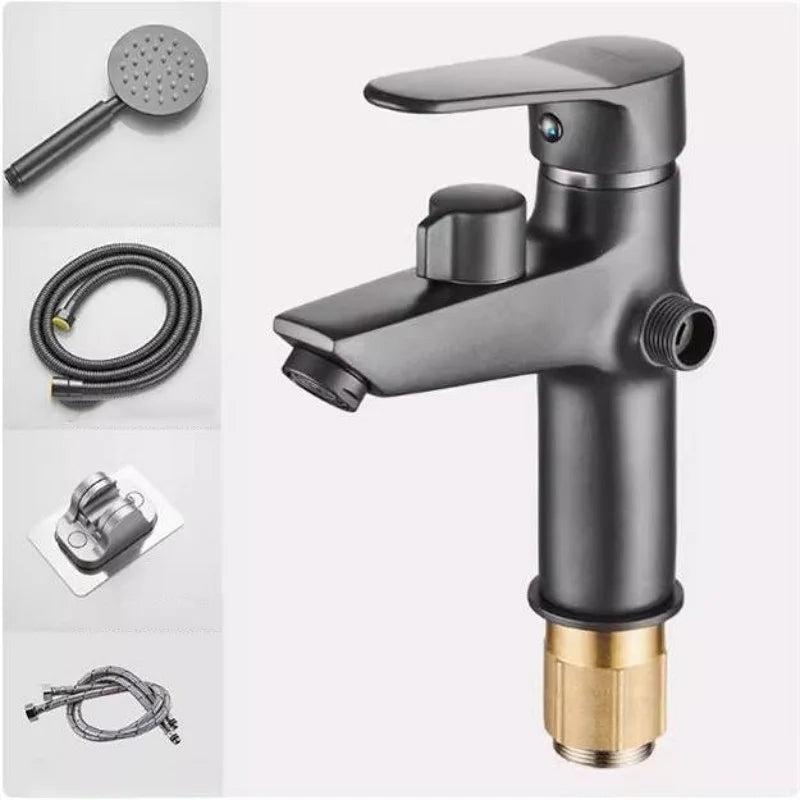Bathroom Basin Faucet Cold Mixer Tap Shower Switchable