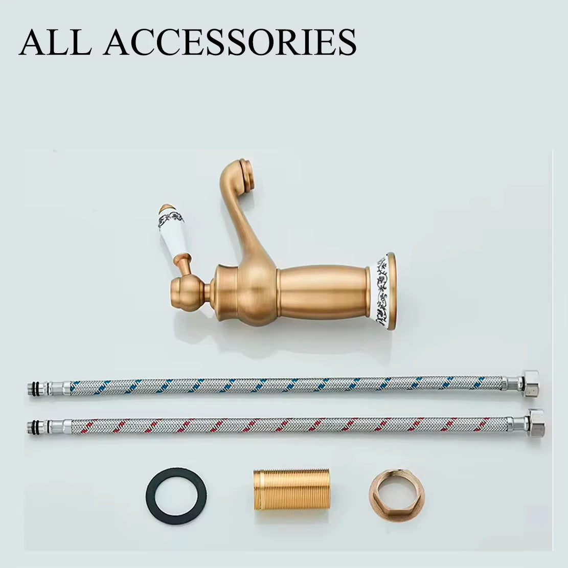 Nordic Lamp Shape Creative Design Bathroom Basin Faucet