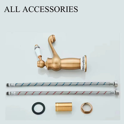 Nordic Lamp Shape Creative Design Bathroom Basin Faucet