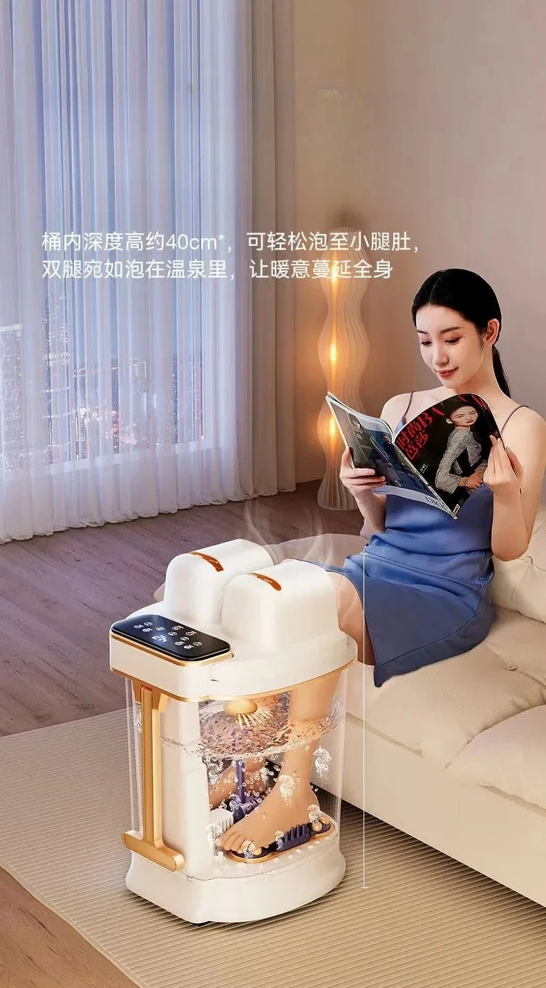 Foot Soaking Bucket Electric Massager Foot Wash Basin