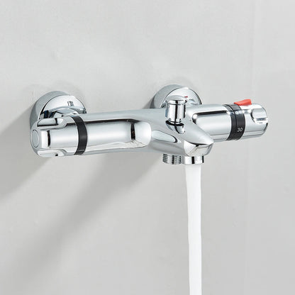 Chrome Thermostatic Shower Faucets Bathroom Thermostatic Mixer
