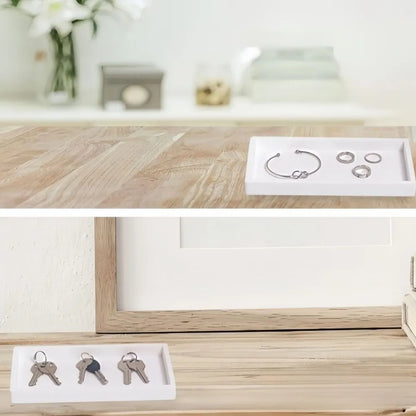 Thickened Bathroom Counter Tray Rectangular Lightweight Silicone