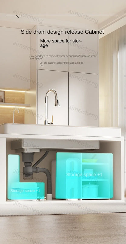 304 Stainless Steel Sink Silver Large Slot Wash