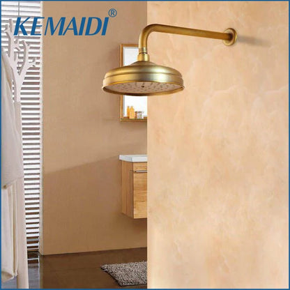 Kemaidi Antique Brass/Black Bathtub Basin Shower Mixer Tap