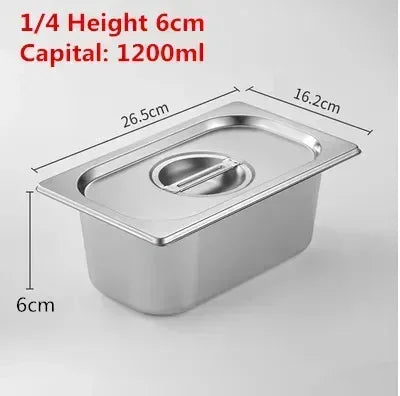 Square Basin Rectangle Tray Basin Lid Gn Pan