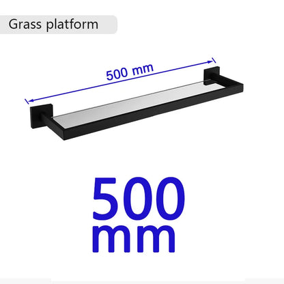 Matte Black Bathroom Hardware 304 Stainless Steel Towel