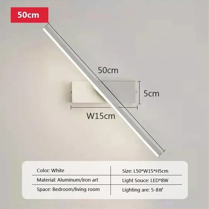Modern Retractable Led Bathroom Mirror Light Makeup Vanity