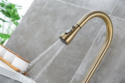 Smart Touch Sink Faucets Stainless Steel Pull Out