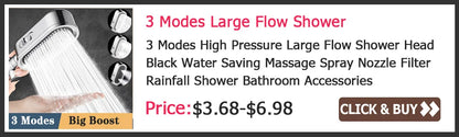 Rainfall High Pressure Shower Head 12/10/8 Inch Stainless