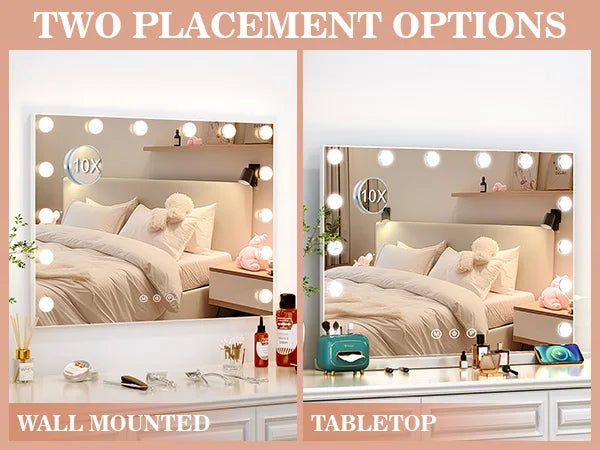 Uk Hollywood Mirror Vanity Make Up Mirror Lights