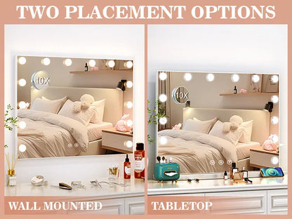 Uk Hollywood Mirror Vanity Make Up Mirror Lights