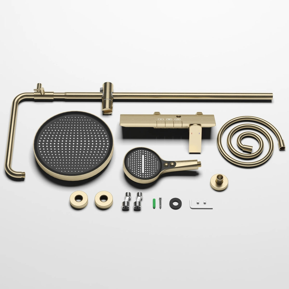 Newly Piano Bathroom Shower Premium Brass Cold Bathroom