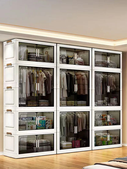Multi-Functional Folding Storage Cabinet Doors Office Bathroom