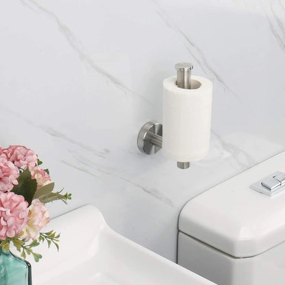 Stainless Steel Toilet Paper Holder Wall-Mounted Bathroom Roll
