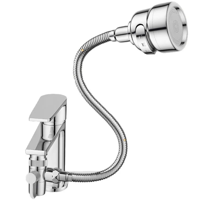 3-Speed External Shower Head Bathroom Sink Faucet Hair