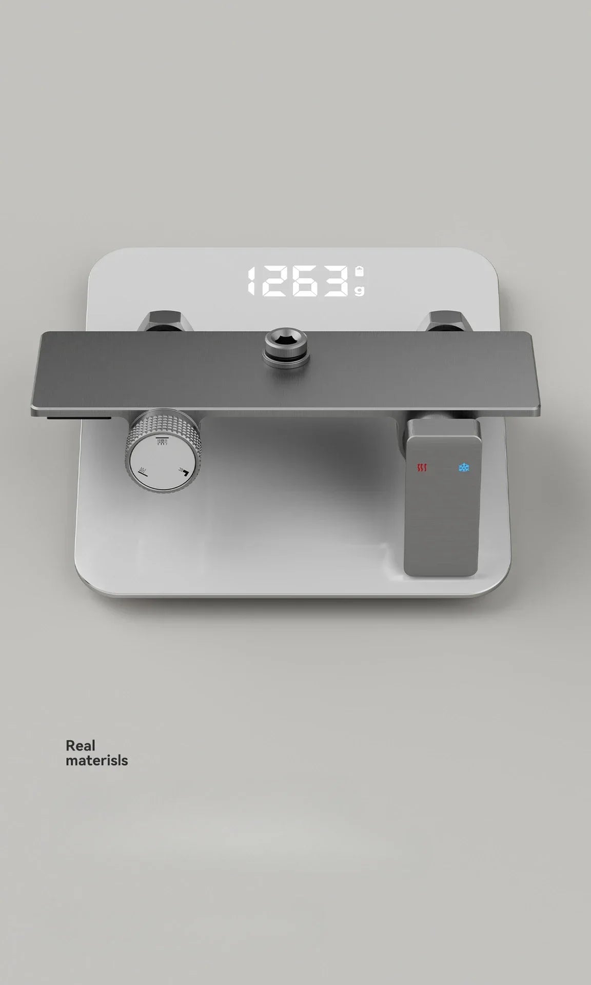 Grey Knob Type Three Ways Water Outlet Shower