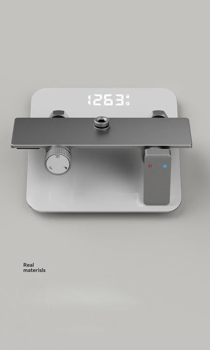 Grey Knob Type Three Ways Water Outlet Shower
