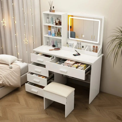 Luxury Design Stylish Makeup Dresser Antique Bedroom Dressing