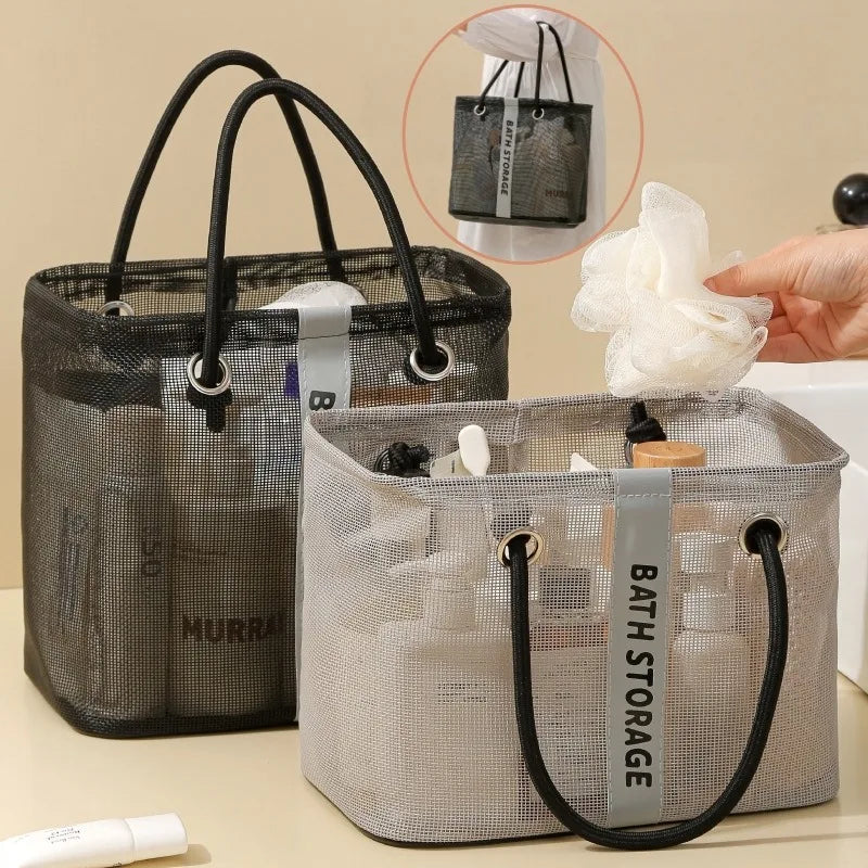 Large Mesh Shower Caddy Wide Mouth Quick Dry