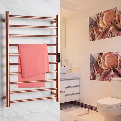 Bathroom Electric Heated Towel Rail Gold Smart Touch