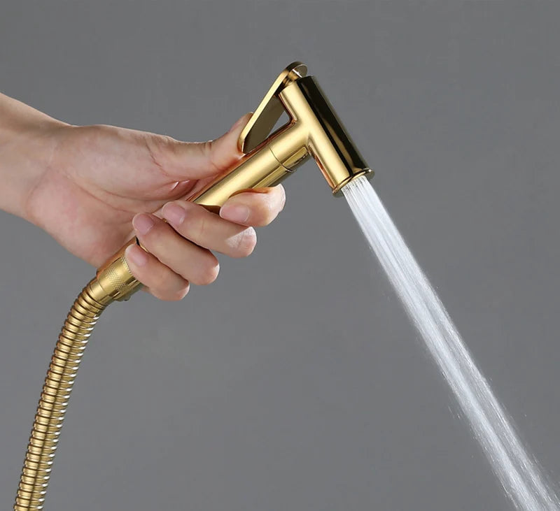 Wall Mounted Bidet Sprayer Faucet Bathroom Cold Water