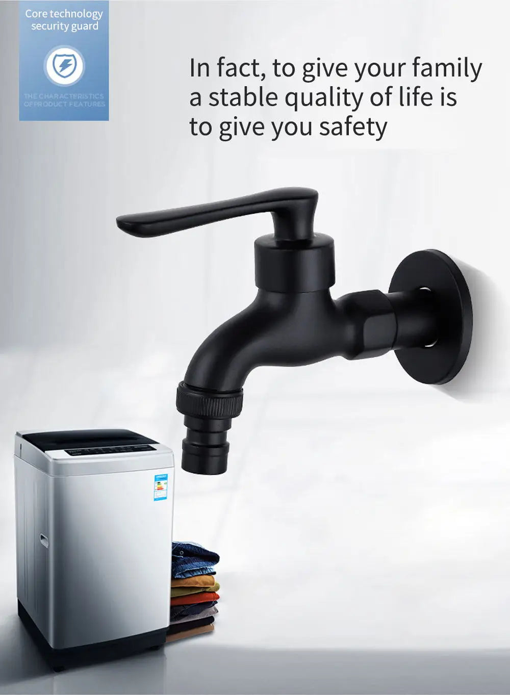 Cold Faucet Wall Outdoor Mop Pool Faucet Copper