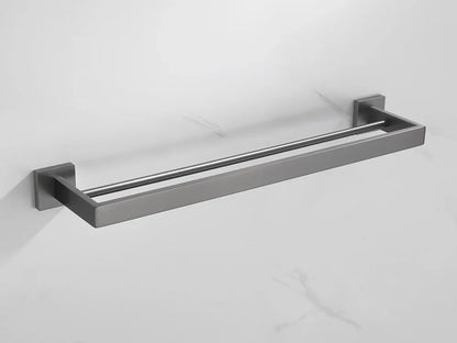 Gunmetal Stainless Steel Bathroom Accessorie Hardware Towel Rack