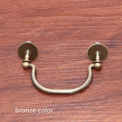 Xipeiyi Pure Copper Retro Medicine Cabinet Handle Brass
