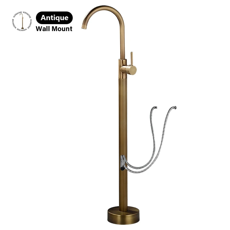 Luxury Bathtub Faucet Cold Mixing Rust Prevention Easy
