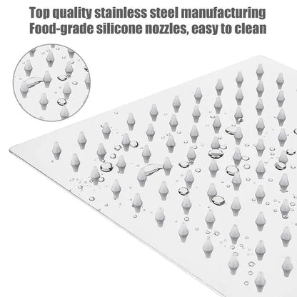 Rain Shower Head 8inch Large Top Spray Square