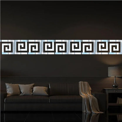 5/10cm Acrylic Wall Mirror Sticker Adhesive Living Room